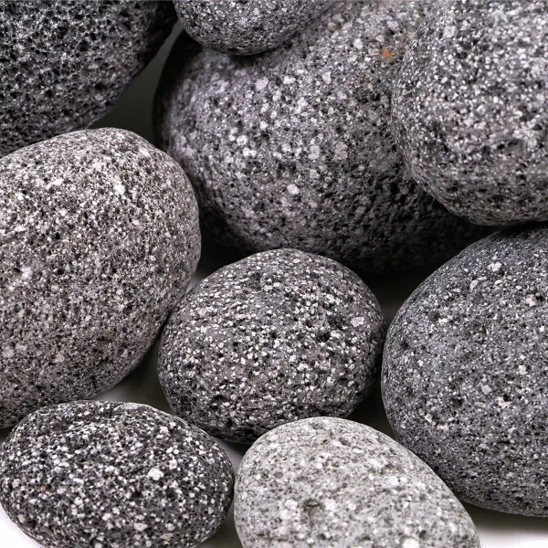 Zen Pebbles | Schwarze Flusssteine | Black Riverstone Aquarium Hardscape Set