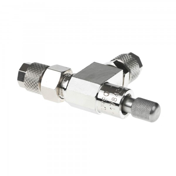 Aqua Noa Feinnadelventil mit 2 x 4/6 Schlauchanschluss