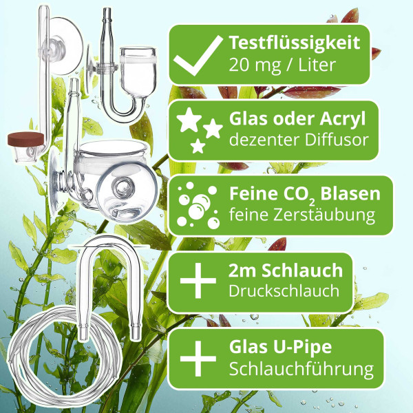 CO2 Anlage Premium mit Adapter für Sodastream | 10-100 Liter