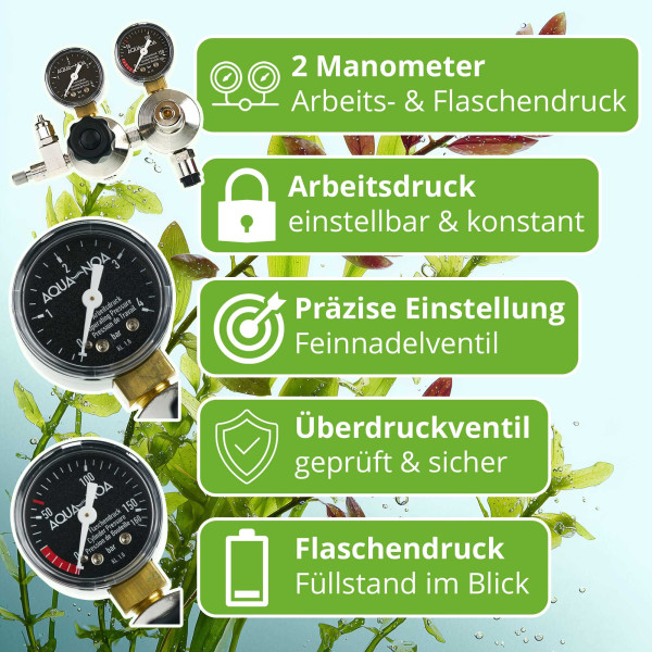 CO2 Anlage Premium mit Adapter für Sodastream | 10-100 Liter