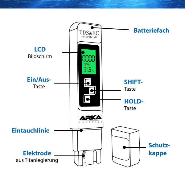 ARKA | TDS / EC - Leitwertmessgerät
