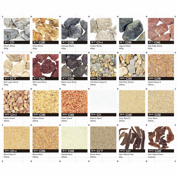ADA KUMU Layout Materials Übersicht