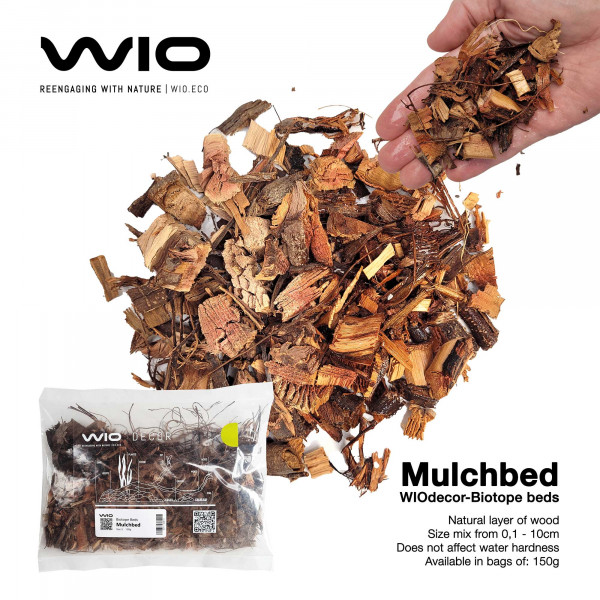 WIOdecor-BiotopeBeds | Mulchbed Mulch, 150g | 0,1-200mm