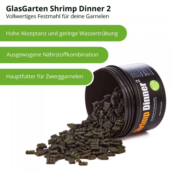 GlasGarten Shrimp Dinner Pads 2 | Garnelen Hauptfutter