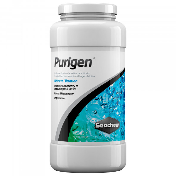 Seachem Purigen synthethisches Filtermedium gegen Verfärbungen im Aquarienwasser