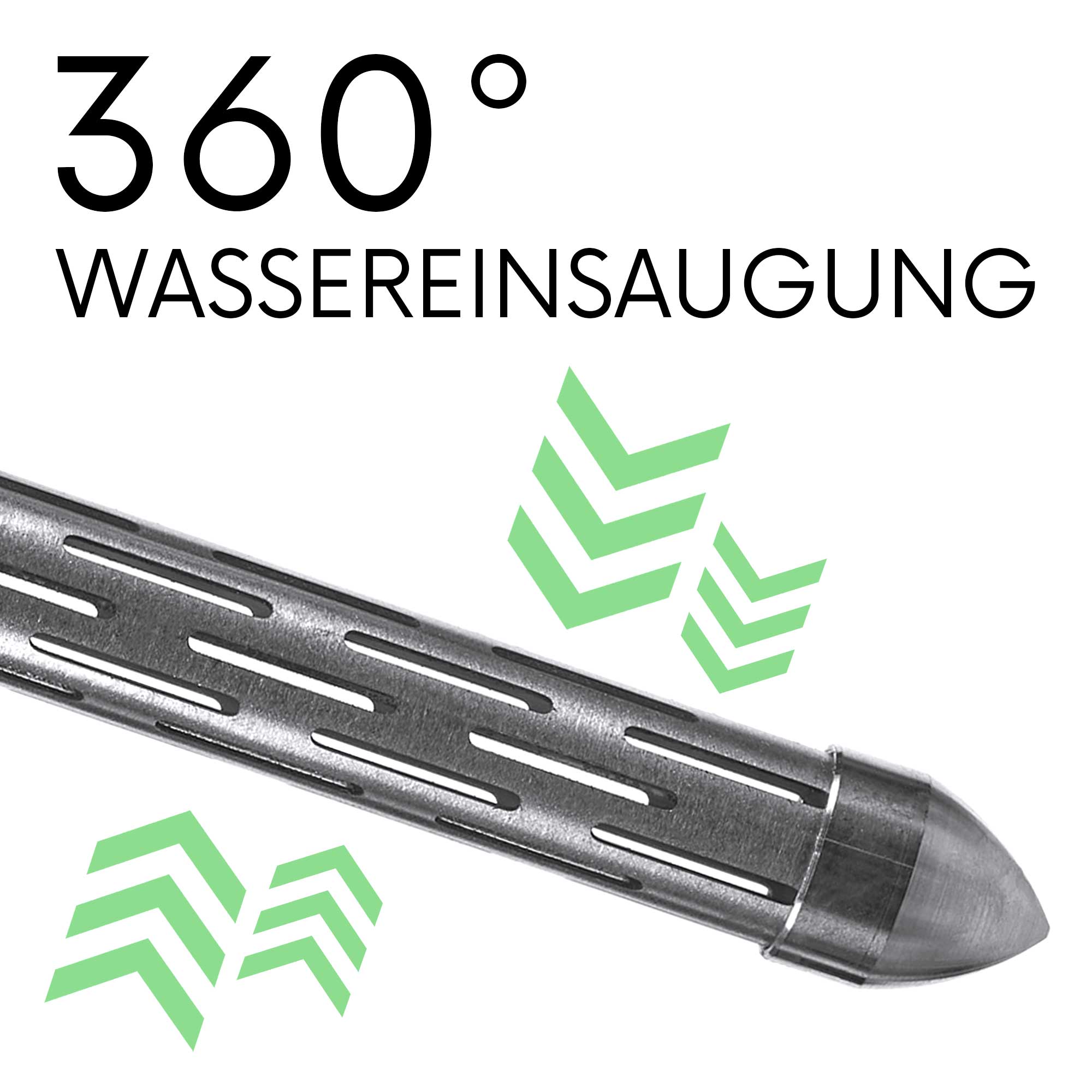 360 Grad Wassereinsaugung Edelstahl Inflow Aquarium