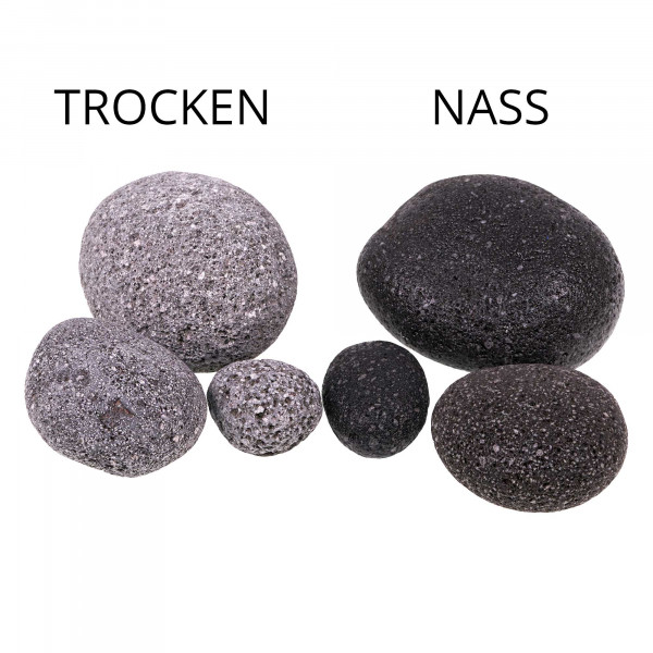 Zen Pebbles | Schwarze Flusssteine | Black Riverstone Aquarium Hardscape Set