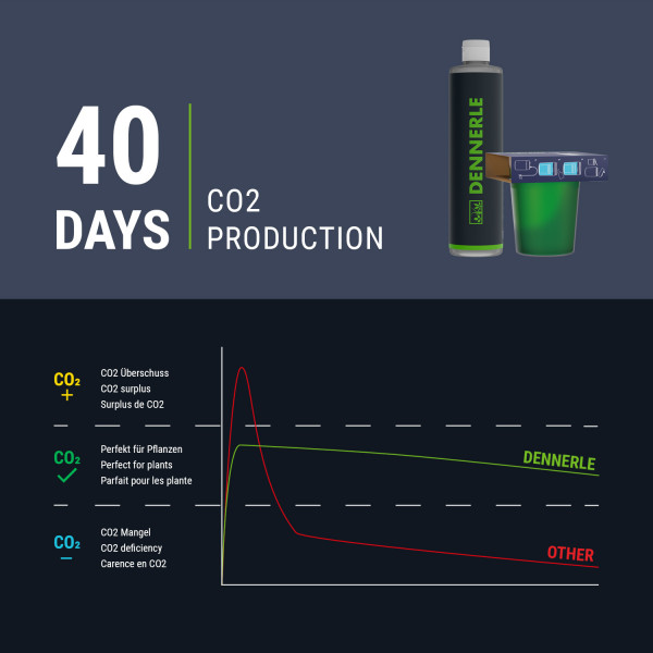 Dennerle Carbo Bio Style Bio CO2 Anlage CO2 Produktion 40 Tage