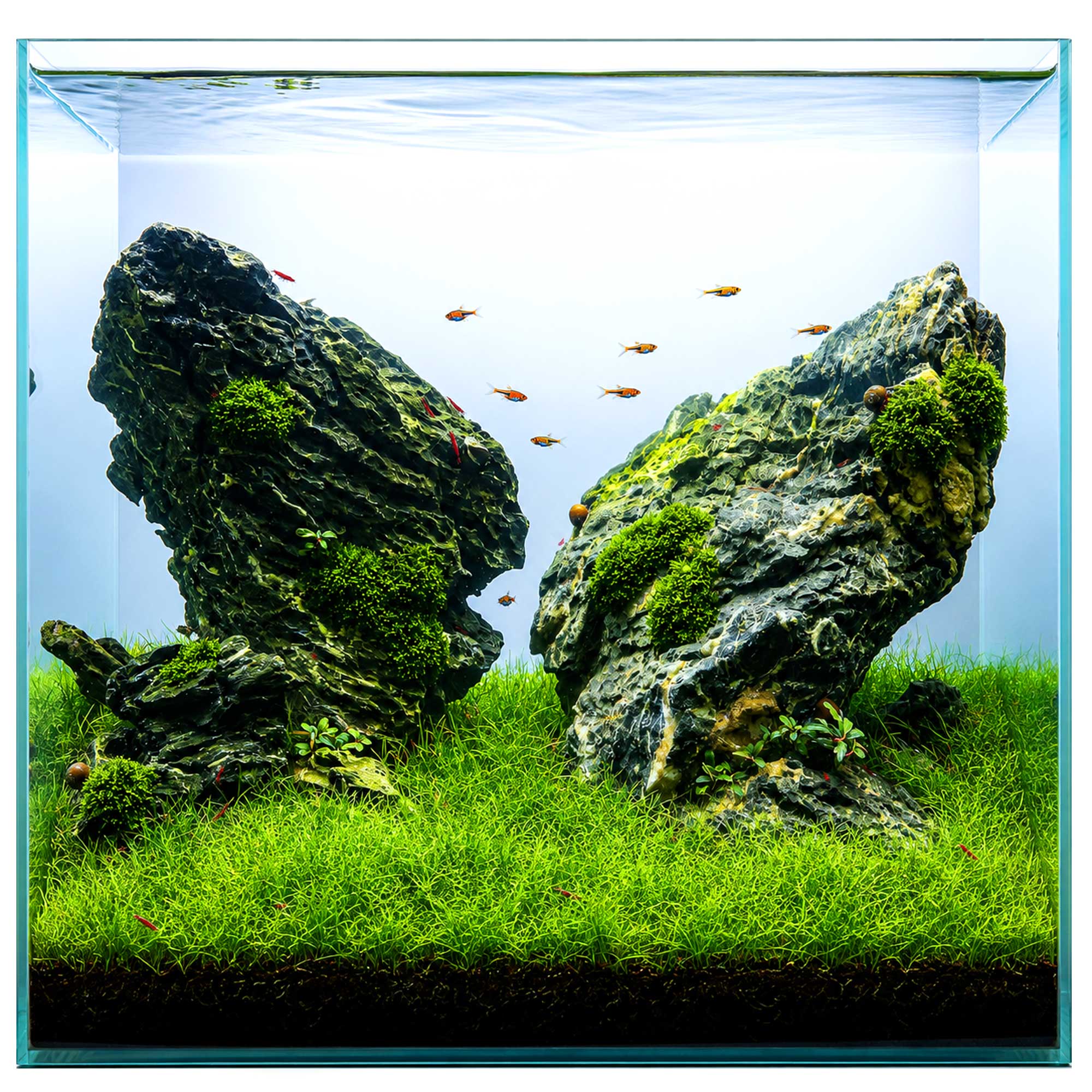 Eleocharis-Pflanzenset für einen grasartigen Aquarium-Vordergrund