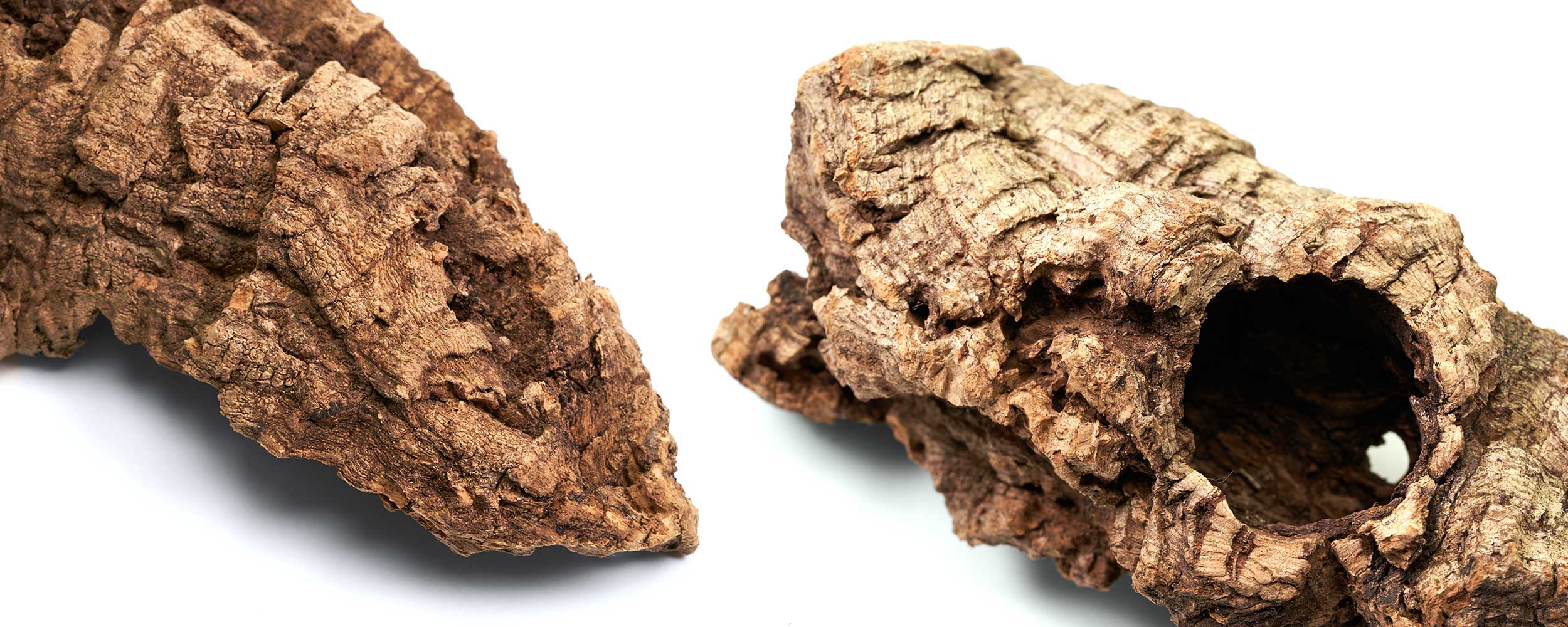Naturkork Stücke - Einsetzbar als Versteck